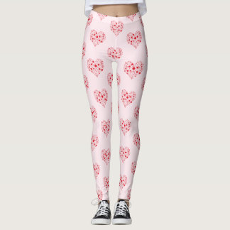 Leggings Coeur en points