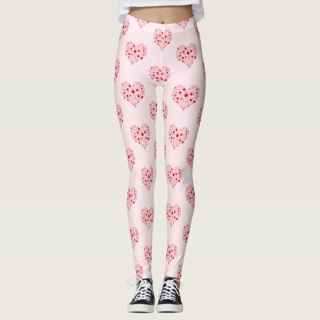 Leggings Coeur en points (Devant)