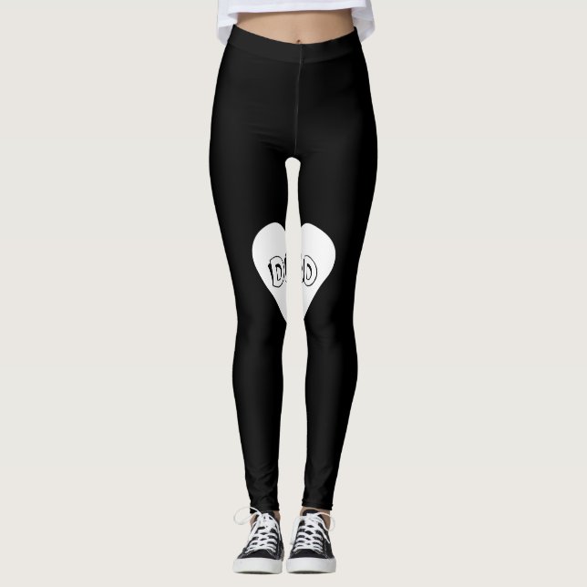 Leggings coeur papa (Devant)