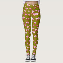 Coeurs de danse rose verte Couples de LOving Valen