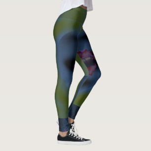 Leggings Coeurs mystérieux art design sombres couleurs brum
