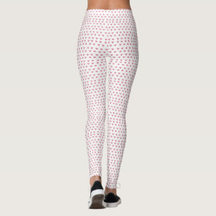 Leggings Cœurs roses