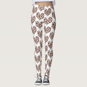 Leggings Coffee Lover Heart Thunder_Cove