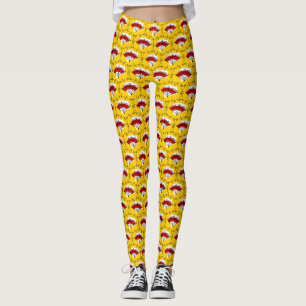 Leggings Coins ventilateurs espagnols Multileggings