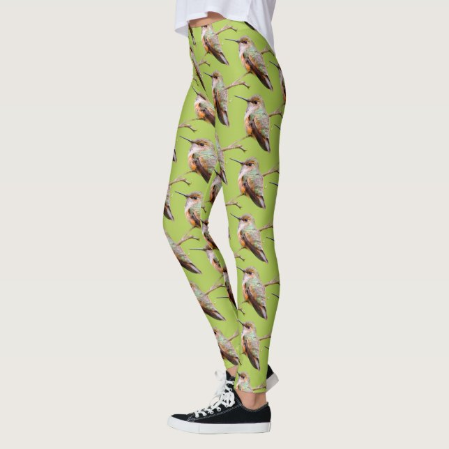 Leggings Colibri roux assis en Californie Lilac (Gauche)