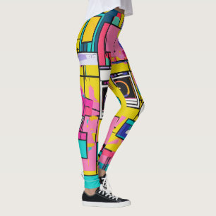 Leggings Collage d'art pop