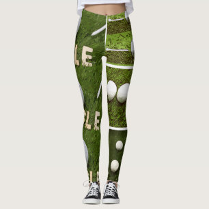 Leggings Collage de golf avec design