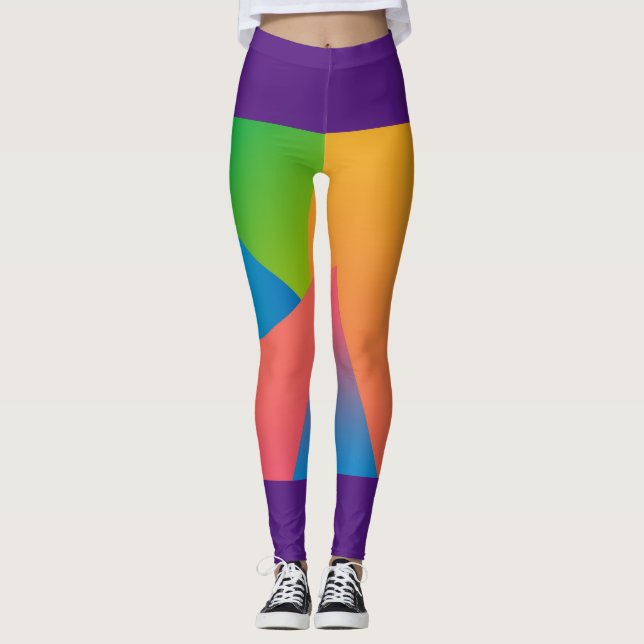 Leggings Collage frontal multicolore (Devant)
