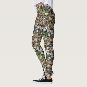 Leggings Collage photo de la ferme,