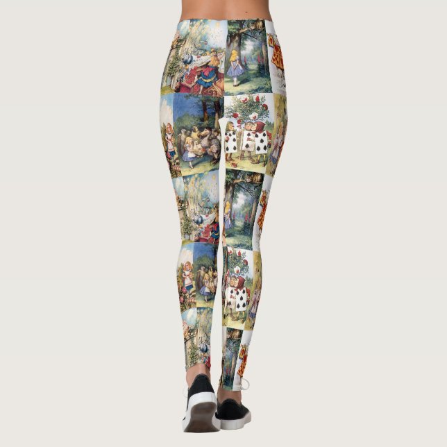 Leggings Collage vintage Wonderland (Dos)