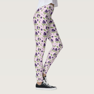 Leggings Collection de Motifs de paniers de fruits - bleuet