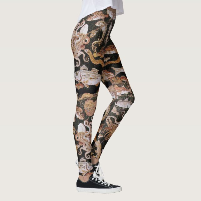 LEGGINGS COLLECTION POMPEII, OCÉAN - ESPACE DE VIE MARINE N (Droite)