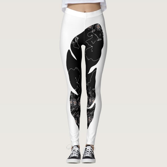 Leggings Collection Revival de la forêt tropicale (Devant)