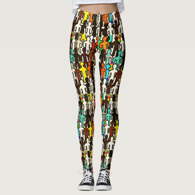 Leggings Collection sur l'égalité raciale (Devant)