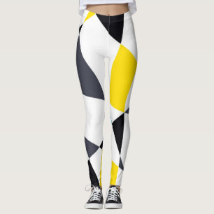 Leggings Coloré, cool, tendance, formes géométriques modern