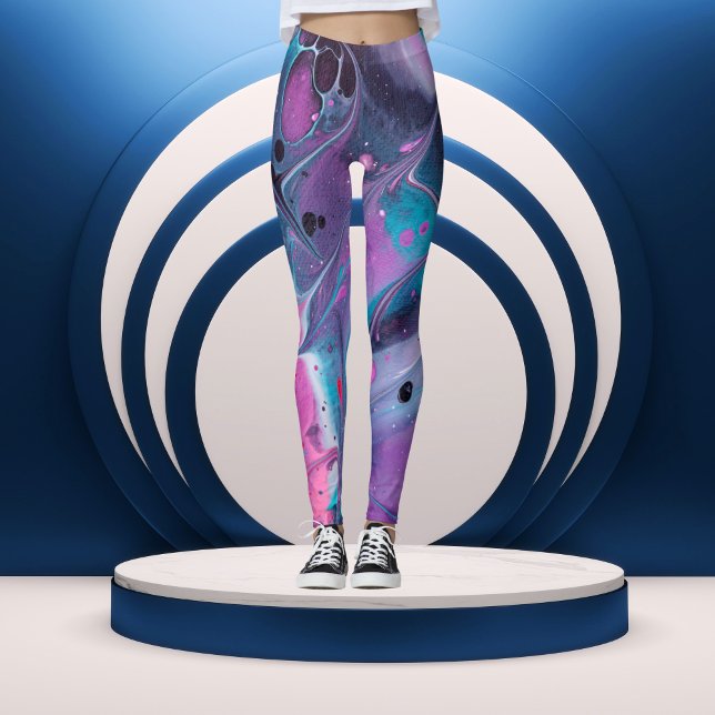 Leggings Coloris Abstraits (Créateur téléchargé)