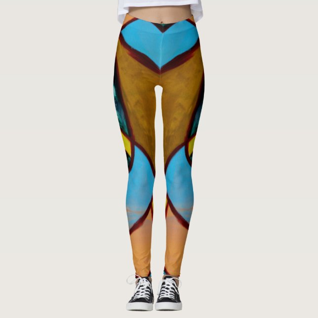 Leggings Composition #8 par Michael Moffa (Devant)