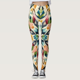 Leggings Conception abstraite composée