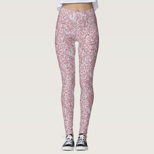 Leggings Conception cardiaque intégrale (Devant)
