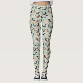 Leggings Conception de cafés de teckel