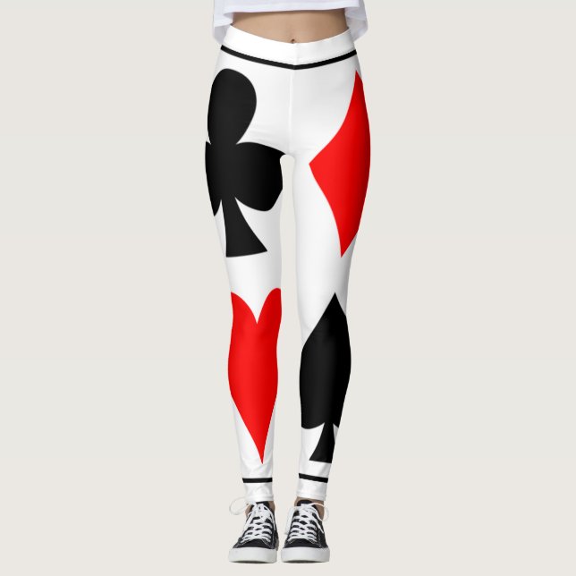 Leggings Conception de carte  (Devant)