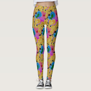 Leggings Conception de coeurs colorés