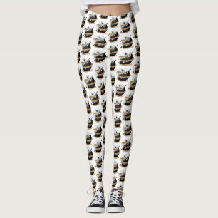 Leggings Conception de dés de moine