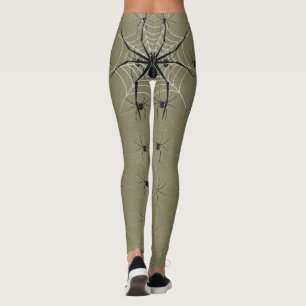Leggings Conception de guêtres d'araignée de veuve noire