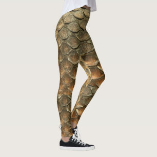 Leggings Conception de la peau de serpent