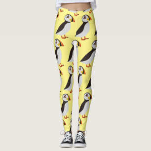 Leggings Conception de macareux de l'Atlantique Cute Thunde