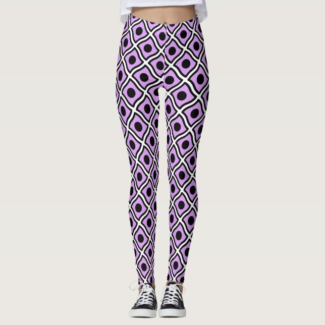 Leggings conception de motifs (Devant)