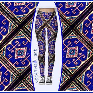 Leggings Conception de tapis orientaux d'antiquité Soumak