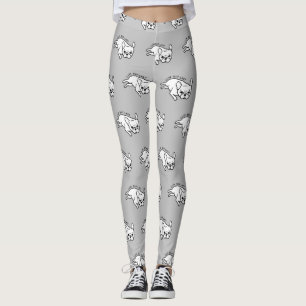Leggings Conception mignonne mais paresseuse de bouledogue