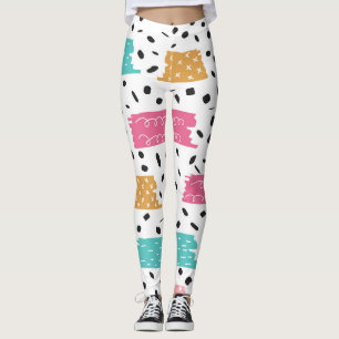 Leggings Conception moderne de bande Washi
