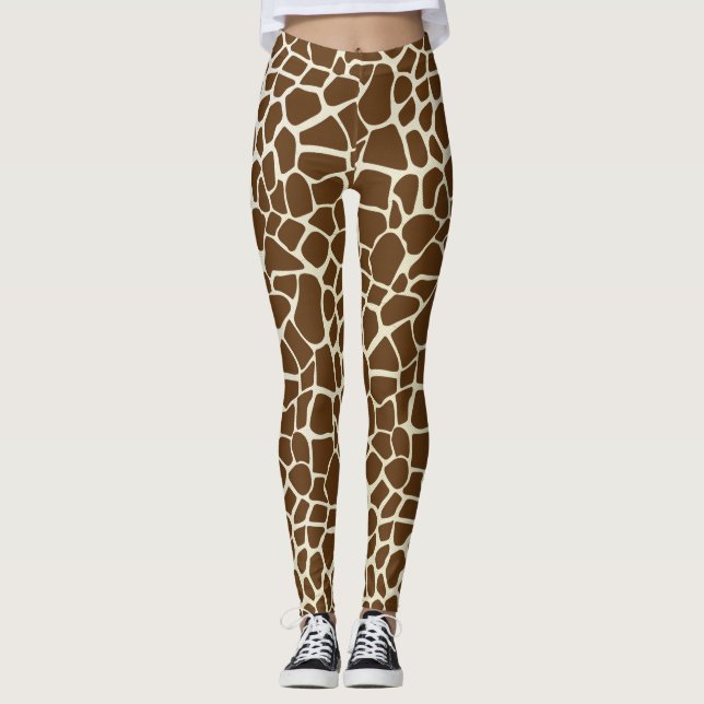 Leggings Conception poster de animal (Devant)