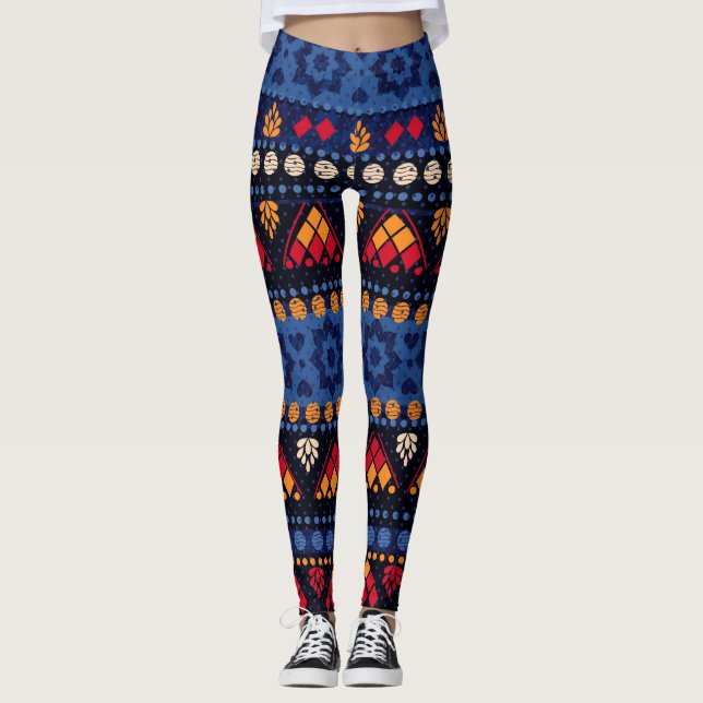 Leggings Conception Tribale : Motif multifonctionnel sans f (Devant)