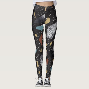 Leggings Conception Vintage de surface Terrazzo