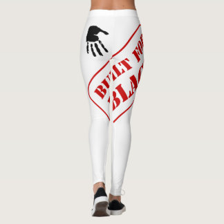 Leggings Conçu Pour L'Impression À Main Noire