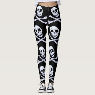 leggings conçus de style pirate
