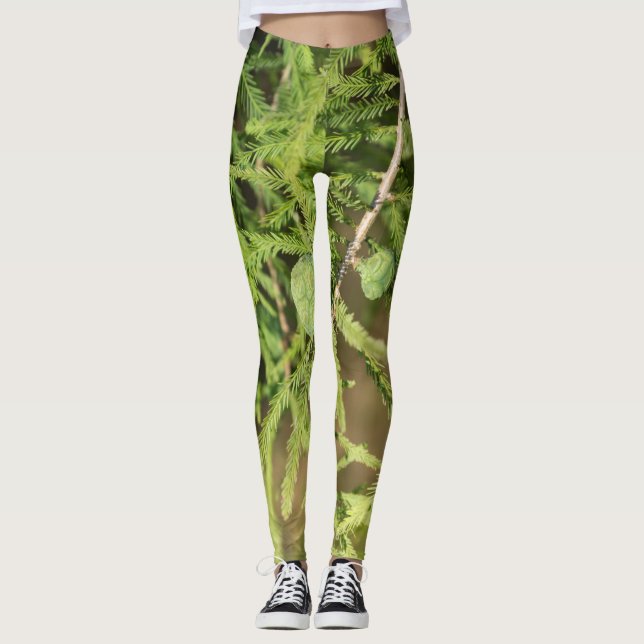 Leggings Cône de semences Bald Cypress (Devant)