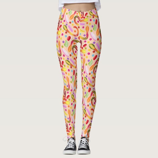 Leggings confiserie colorée (Devant)