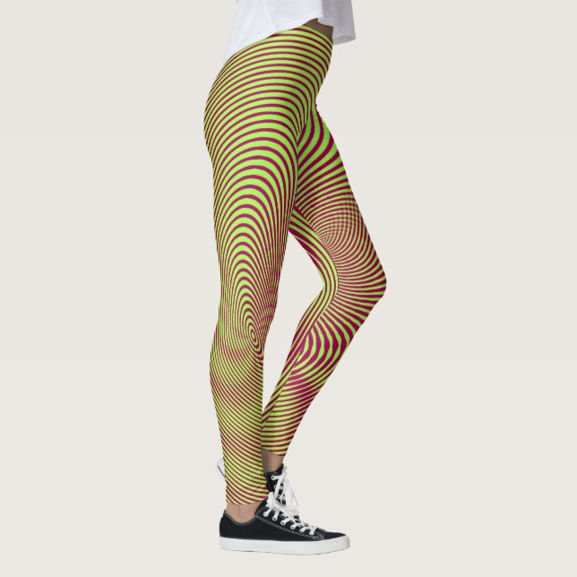 Leggings confusing hypnotic swirl (Droite)