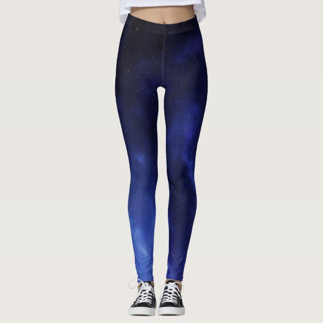 Leggings Constellations bleues (Devant)