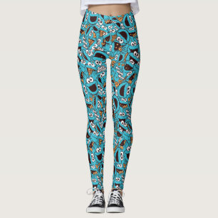 Leggings Cookie Monster   Nom Nom Nom Nom Motif