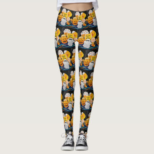 Leggings Cookies Pop Art Halloween