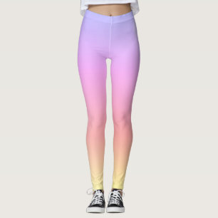 Leggings Cool Bleu chaud motif géométrique abstrait