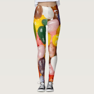 Leggings Cool coloré doux fèves de Pâques Jelly Candy