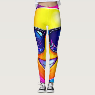 Leggings Cool 😎 Emoji Fun