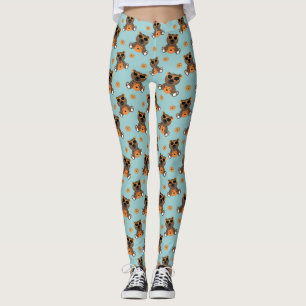 Leggings Cool mignon Halloween lunettes de soleil et citrou