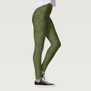 Leggings cool parties scintillant verte irish  motif